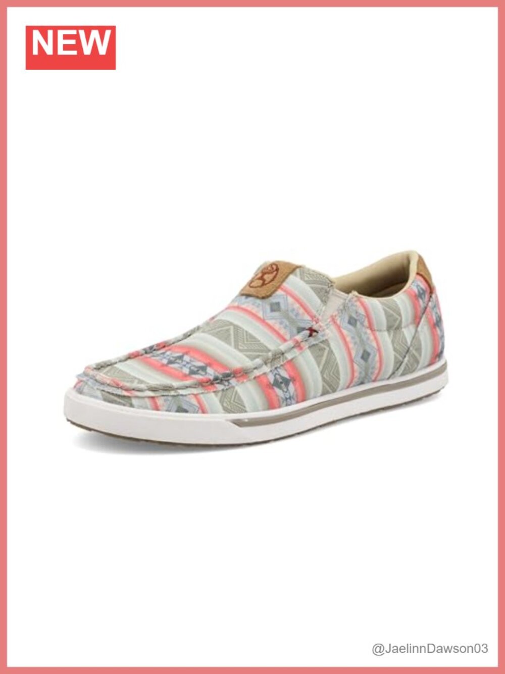 Twisted X Womens Hooey Slip-On Loafer Casual Eco-Friendly Comfort